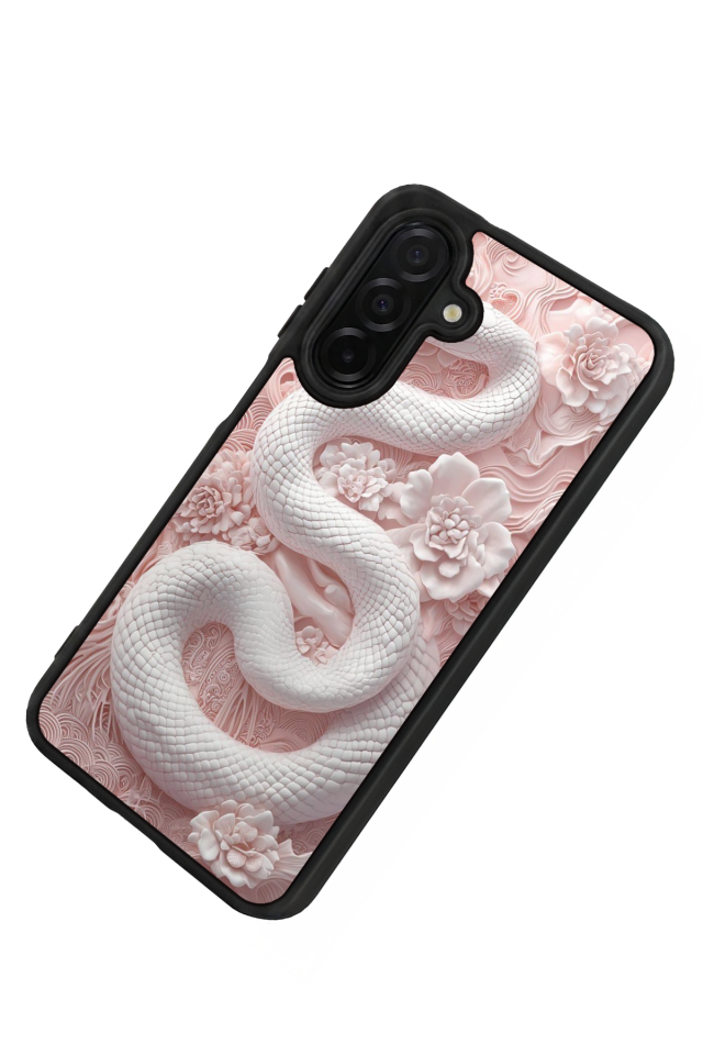 Samsung Galaxy A56 Uyumlu Yılan Tasarımlı Glossy Premium Kılıf