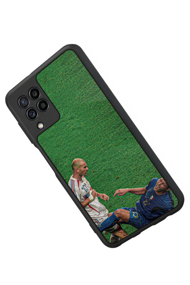 Samsung Galaxy M32 Uyumlu Zidane Tasarımlı Glossy Premium Kılıf