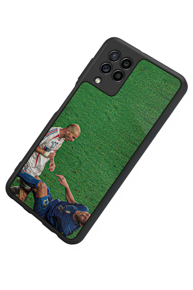 Samsung Galaxy M32 Uyumlu Zidane Tasarımlı Glossy Premium Kılıf