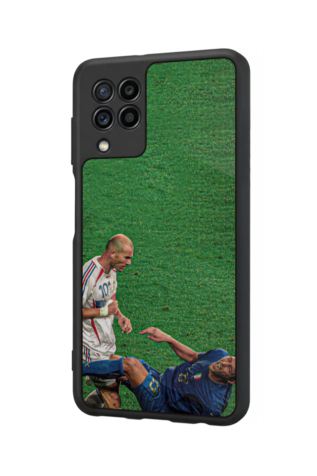 Samsung Galaxy M32 Uyumlu Zidane Tasarımlı Glossy Premium Kılıf