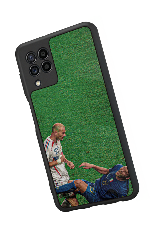 Samsung Galaxy M32 Uyumlu Zidane Tasarımlı Glossy Premium Kılıf