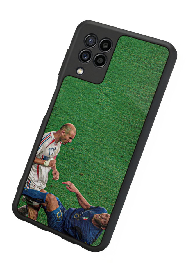 Samsung Galaxy M32 Uyumlu Zidane Tasarımlı Glossy Premium Kılıf