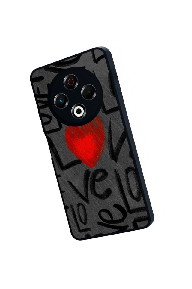 Tecno Spark 30 Uyumlu Love Tasarımlı Glossy Premium Kılıf