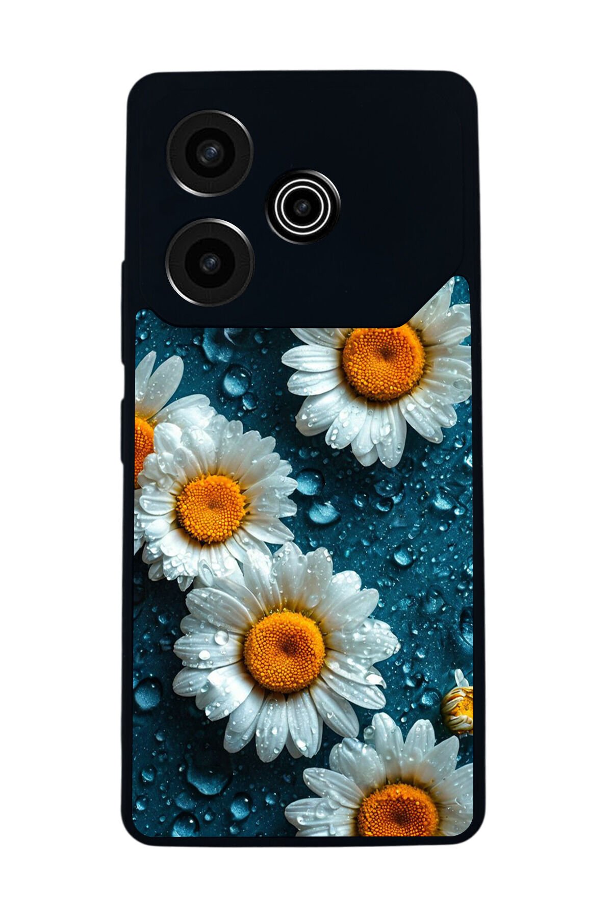 Tecno Pova 6 Uyumlu Cicek Tasarımlı Glossy Premium Kılıf