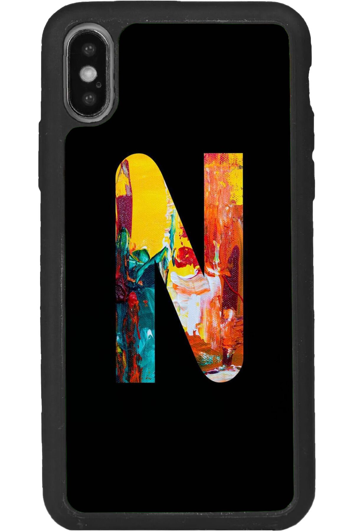 iPhone XS Max Uyumlu Mat Siyah uyumlu Kılıf – Yumuşak Silikon, Koruyucu, Şok Emici Kapak