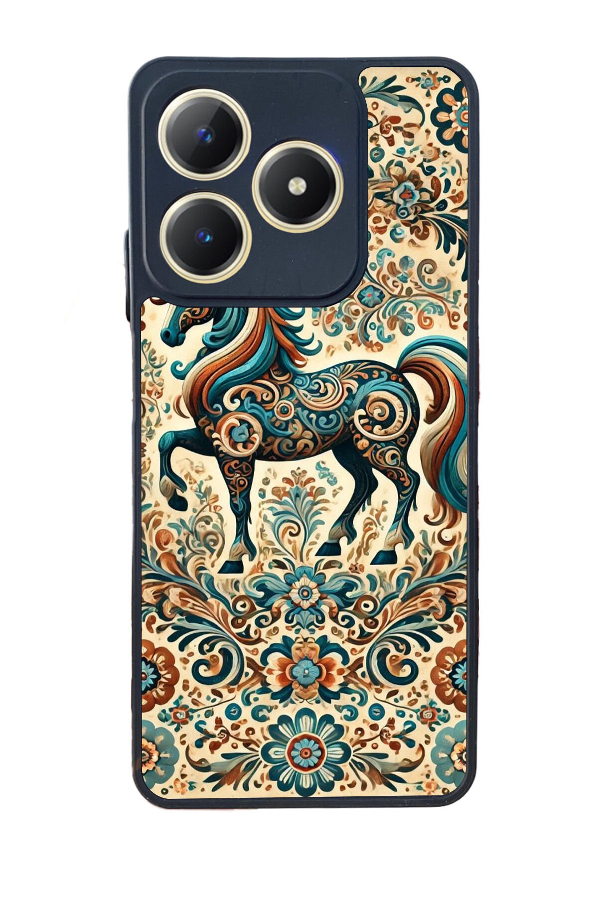 Realme C63 Mat Uyumlu Siyah Kılıf – Yumuşak Silikon, Koruyucu, Şok Emici Kapak