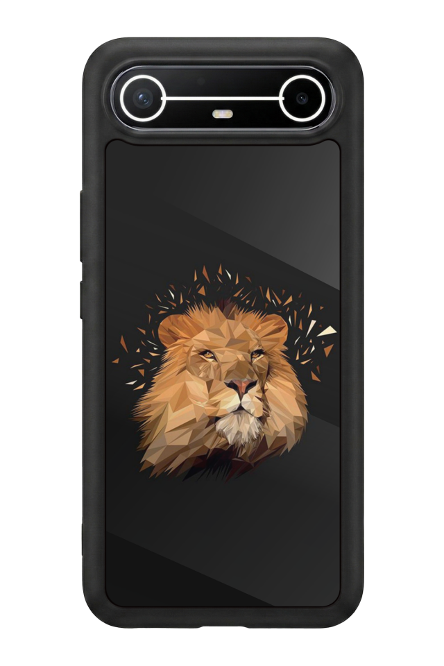 Tecno Spark Slim 5G Uyumlu Aslan Tasarımlı Glossy Premium Kılıf