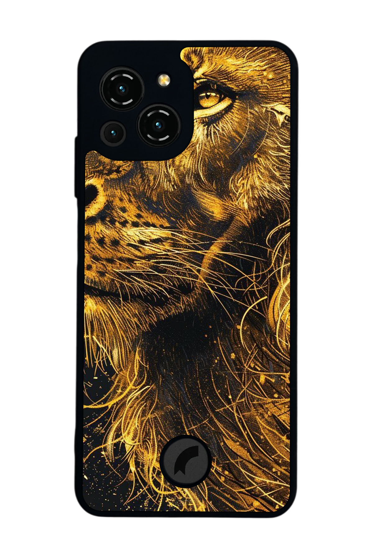 Reeder S23 Pro Max Uyumlu Aslan Tasarımlı Glossy Premium Kılıf