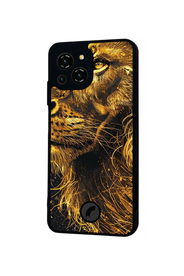 Reeder S23 Pro Max Uyumlu Aslan Tasarımlı Glossy Premium Kılıf