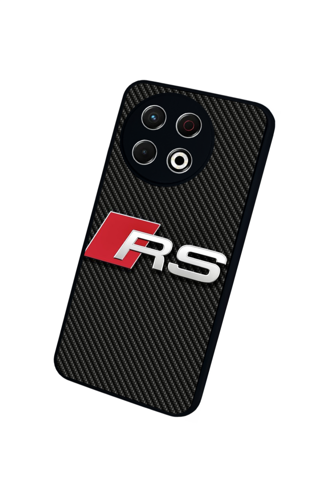 Tecno Spark 30 Pro Uyumlu Audi Tasarımlı Glossy Premium Kılıf