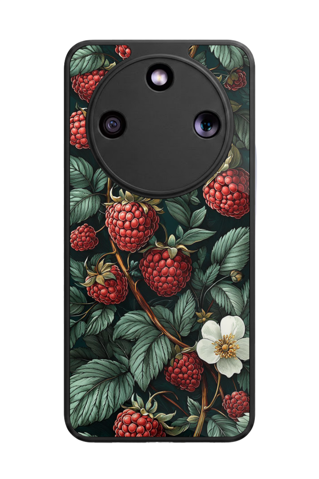 Honor Magic 8 Lite Uyumlu Botanik Tasarımlı Glossy Premium Kılıf