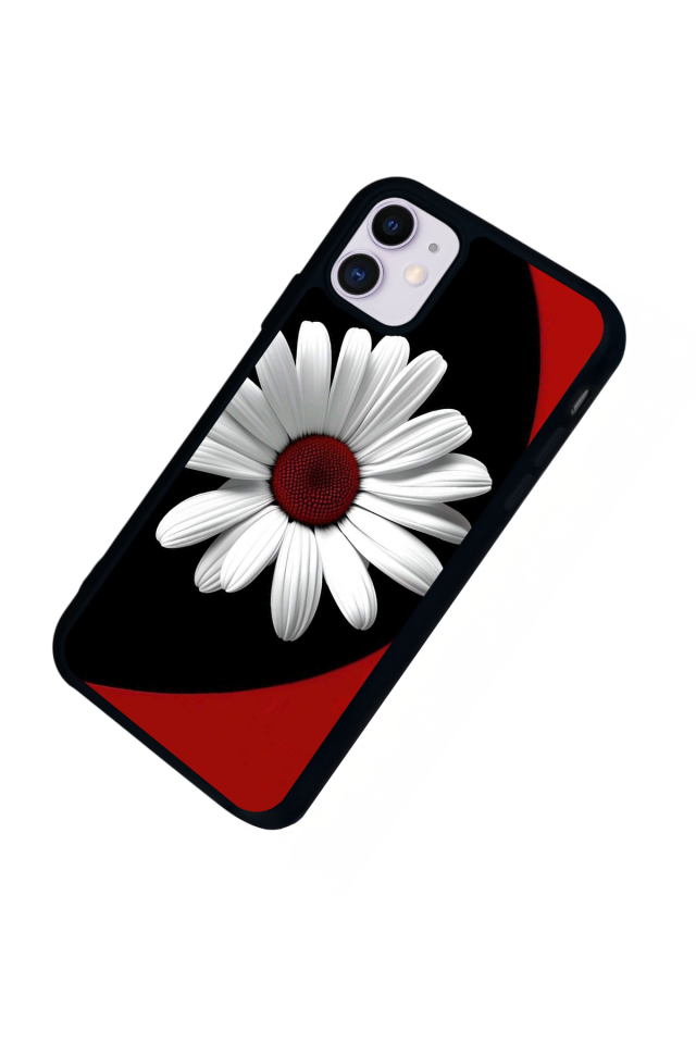 iPhone 11 Uyumlu Cicek Tasarımlı Glossy Premium Kılıf