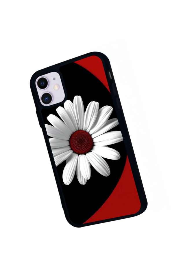 iPhone 11 Uyumlu Cicek Tasarımlı Glossy Premium Kılıf
