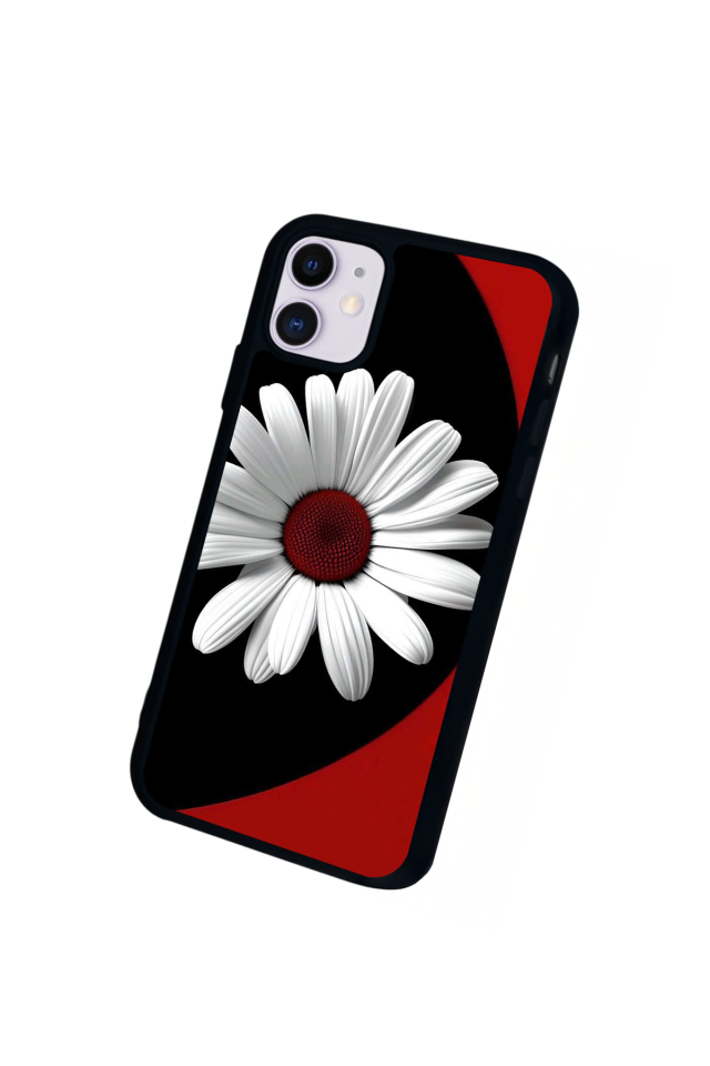 iPhone 11 Uyumlu Cicek Tasarımlı Glossy Premium Kılıf