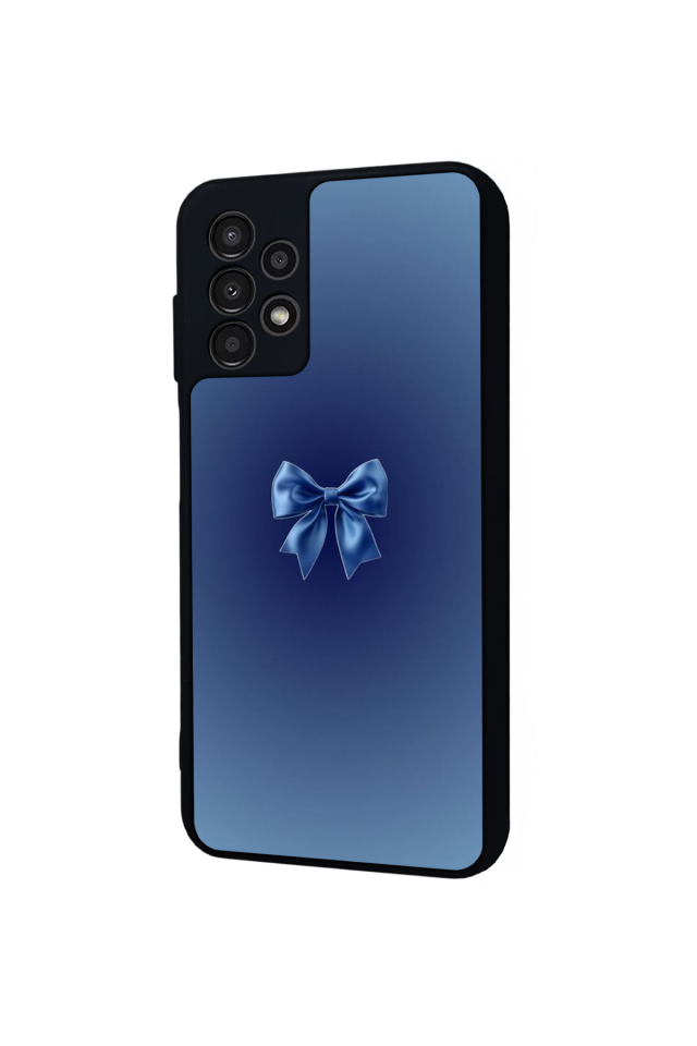 Samsung Galaxy A13 Uyumlu Kurdele Tasarımlı Glossy Premium Kılıf