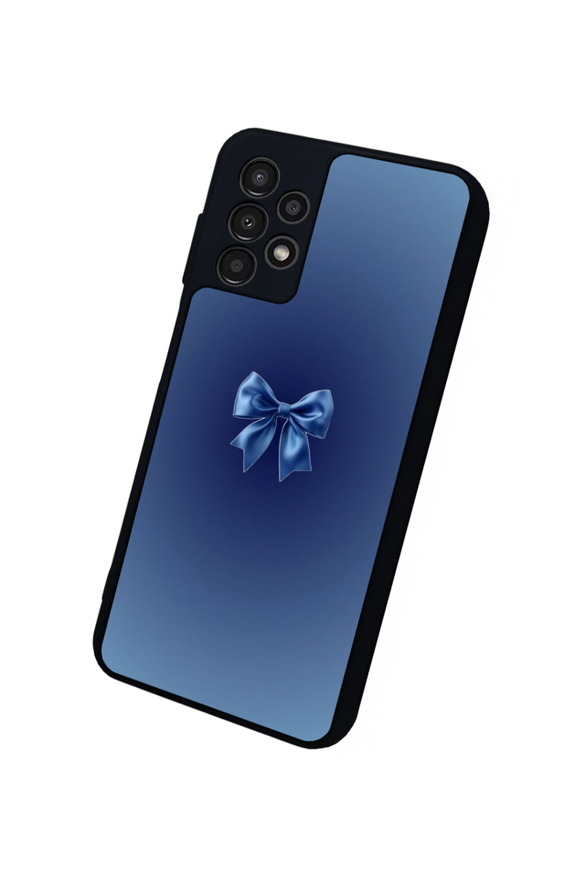 Samsung Galaxy A13 Uyumlu Kurdele Tasarımlı Glossy Premium Kılıf