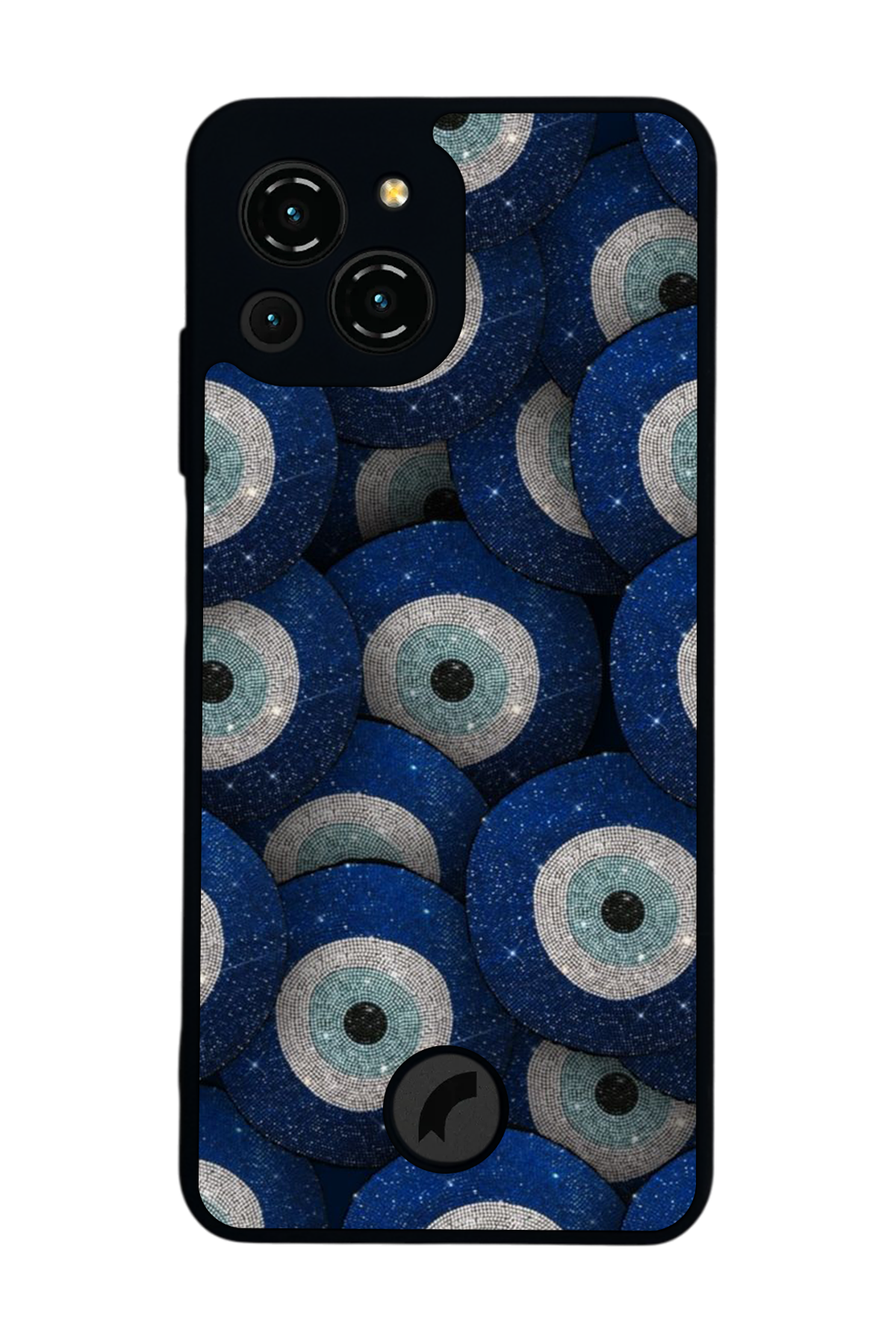 Reeder S23 Pro Max Uyumlu Nazar Tasarımlı Glossy Premium Kılıf