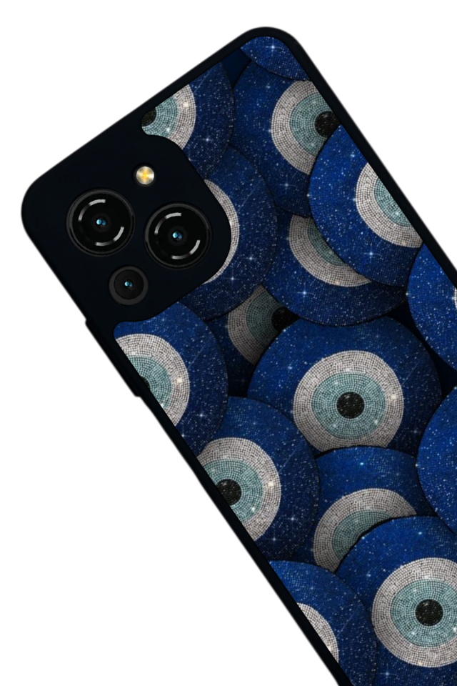 Reeder S23 Pro Max Uyumlu Nazar Tasarımlı Glossy Premium Kılıf