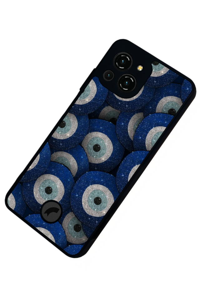 Reeder S23 Pro Max Uyumlu Nazar Tasarımlı Glossy Premium Kılıf