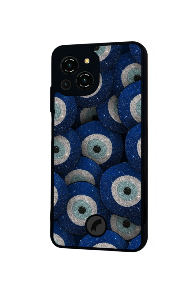 Reeder S23 Pro Max Uyumlu Nazar Tasarımlı Glossy Premium Kılıf