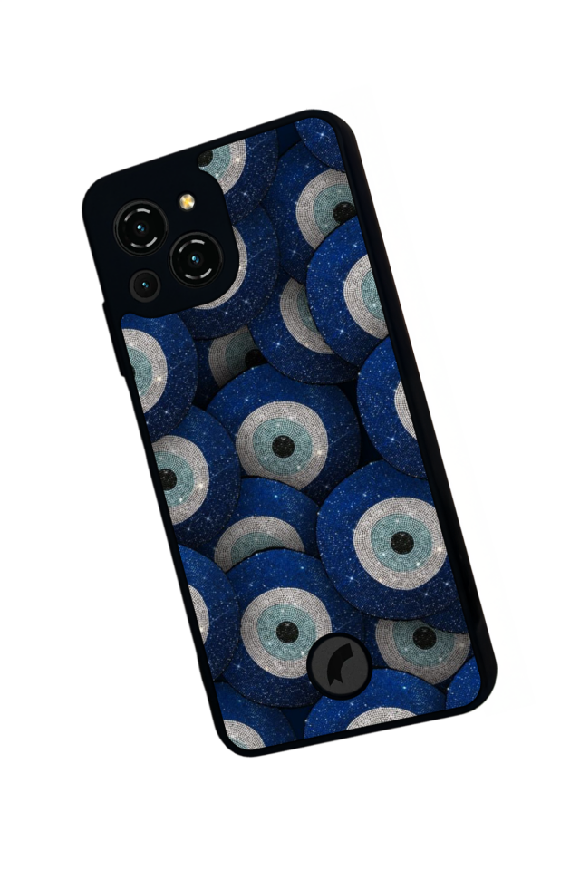 Reeder S23 Pro Max Uyumlu Nazar Tasarımlı Glossy Premium Kılıf