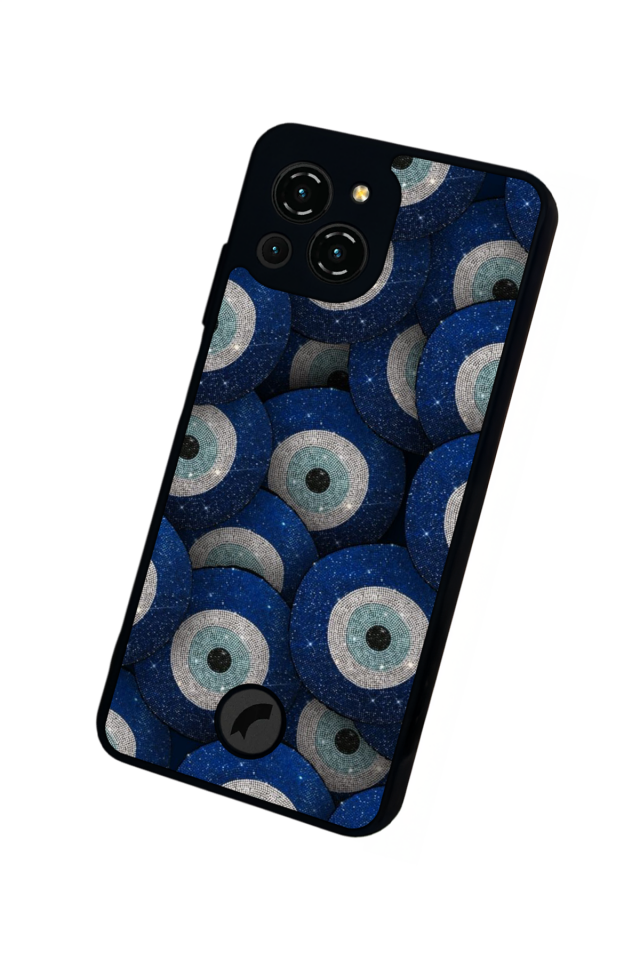 Reeder S23 Pro Max Uyumlu Nazar Tasarımlı Glossy Premium Kılıf