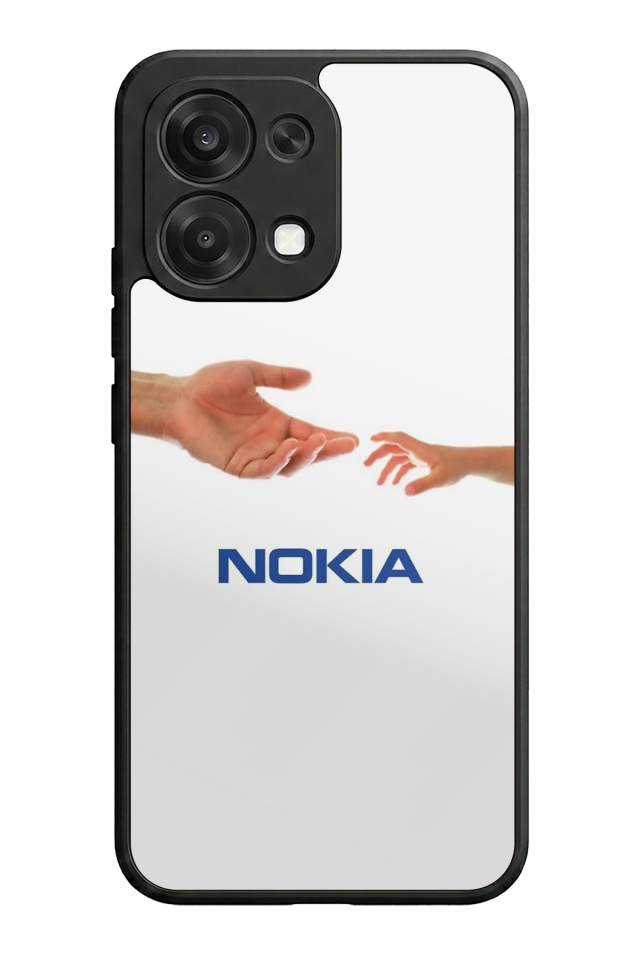Oppo A6 Pro Uyumlu Nokia Tasarımlı Glossy Premium Kılıf