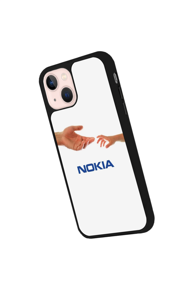 iPhone 13 Mini Uyumlu Nokia Tasarımlı Glossy Premium Kılıf