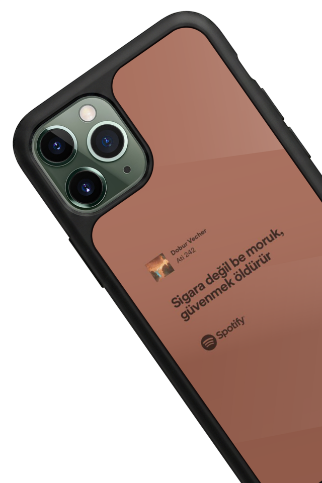 iPhone 11 Pro Max Uyumlu Sarki Sozleri Tasarımlı Glossy Premium Kılıf