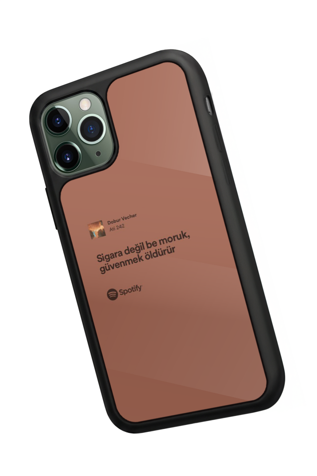 iPhone 11 Pro Max Uyumlu Sarki Sozleri Tasarımlı Glossy Premium Kılıf