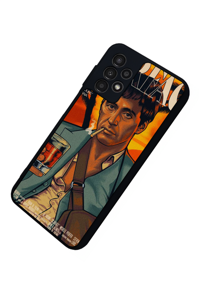 Samsung Galaxy A23 Uyumlu Scarface Tasarımlı Glossy Premium Kılıf