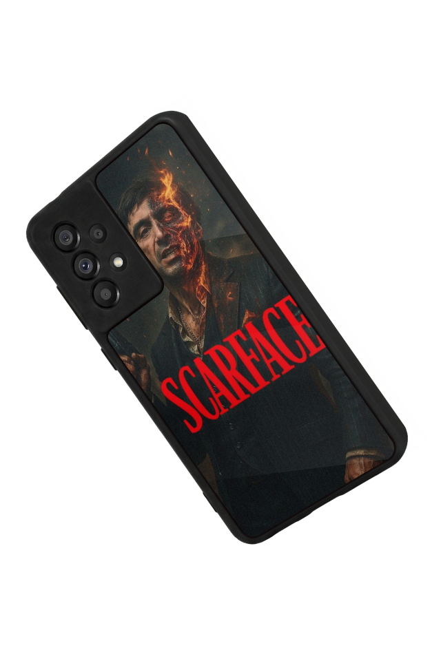 Samsung Galaxy A73 Uyumlu Scarface Tasarımlı Glossy Premium Kılıf