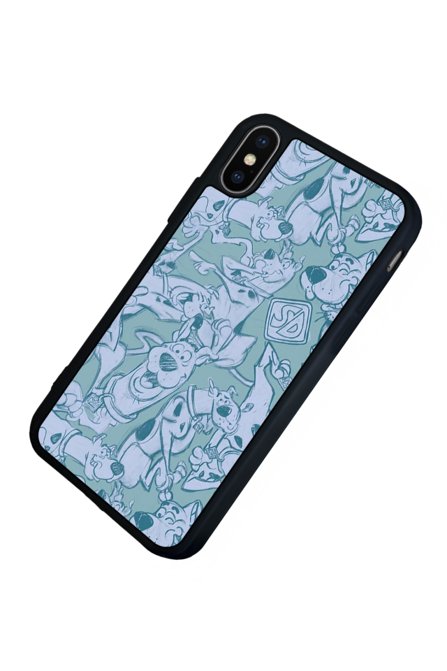 iPhone X/ XS Uyumlu Scooby Doo Tasarımlı Glossy Premium Kılıf
