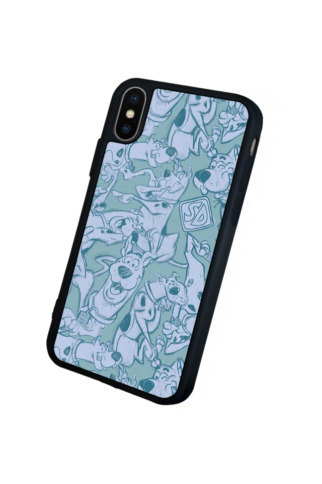 iPhone X/ XS Uyumlu Scooby Doo Tasarımlı Glossy Premium Kılıf