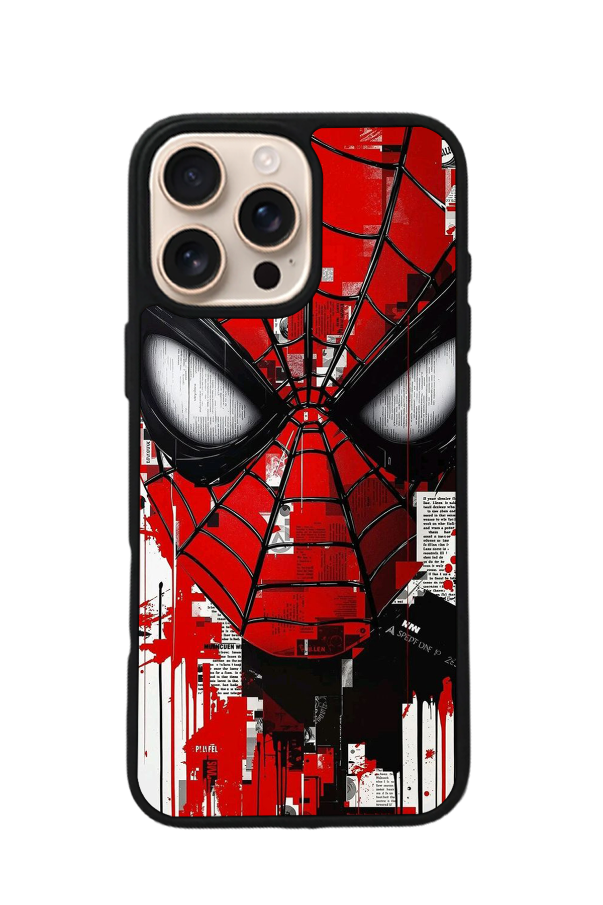 iPhone 15 Pro Uyumlu Spider Man ( Örümcek Adam ) Tasarımlı Glossy Premium Kılıf