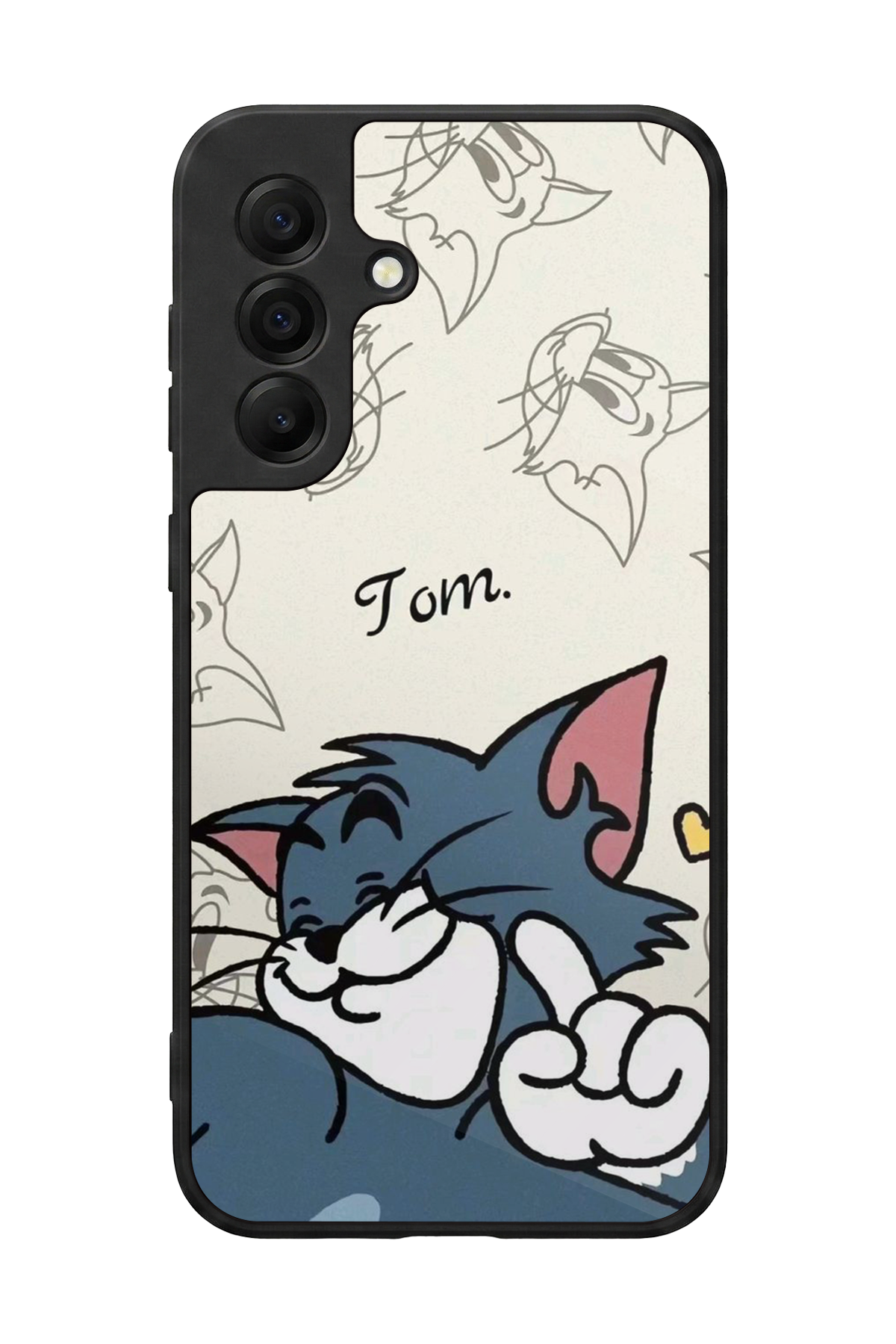 Samsung Galaxy A17 Uyumlu Tom And Jerry Tasarımlı Glossy Premium Kılıf