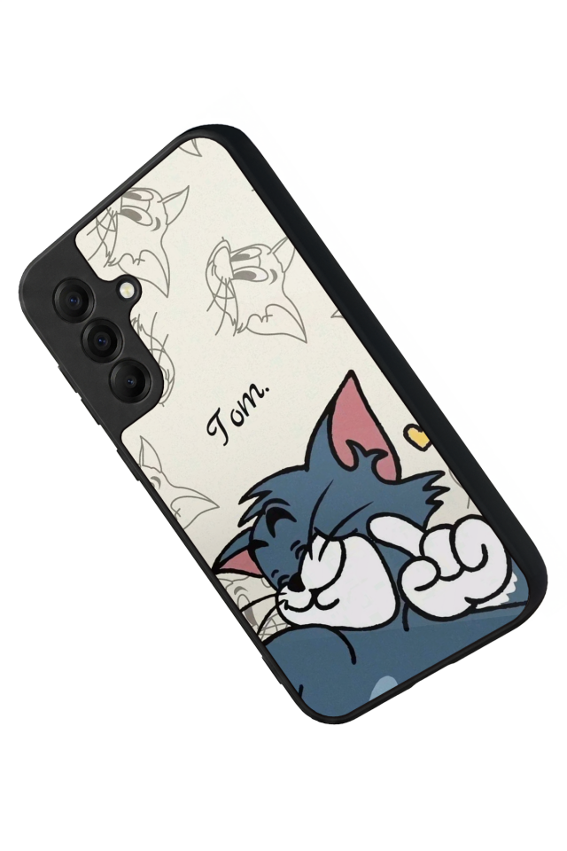 Samsung Galaxy A17 Uyumlu Tom And Jerry Tasarımlı Glossy Premium Kılıf