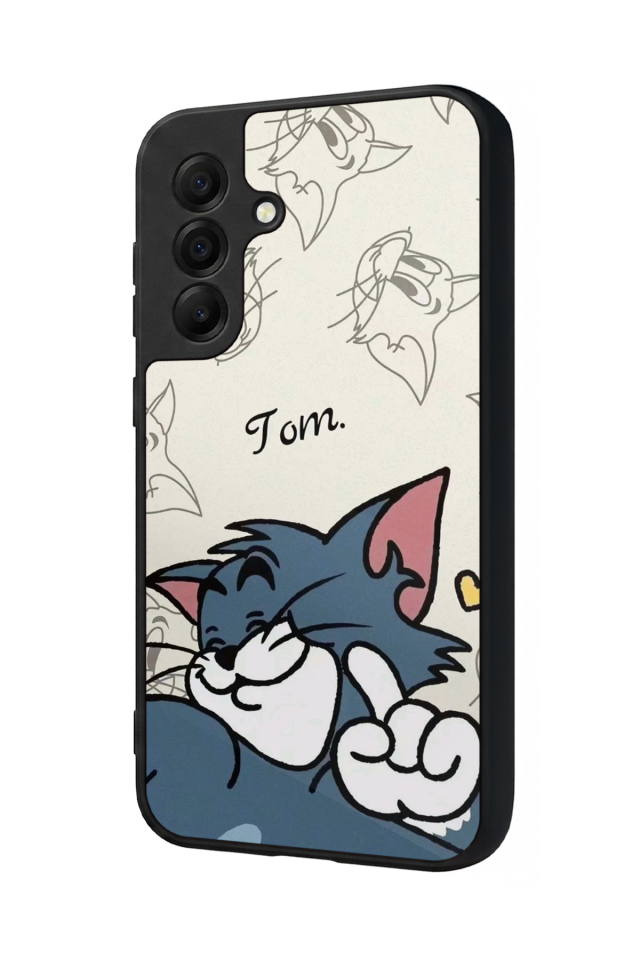 Samsung Galaxy A17 Uyumlu Tom And Jerry Tasarımlı Glossy Premium Kılıf