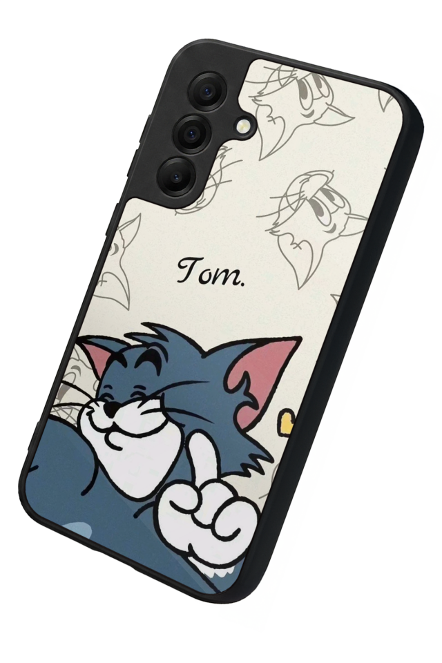 Samsung Galaxy A17 Uyumlu Tom And Jerry Tasarımlı Glossy Premium Kılıf