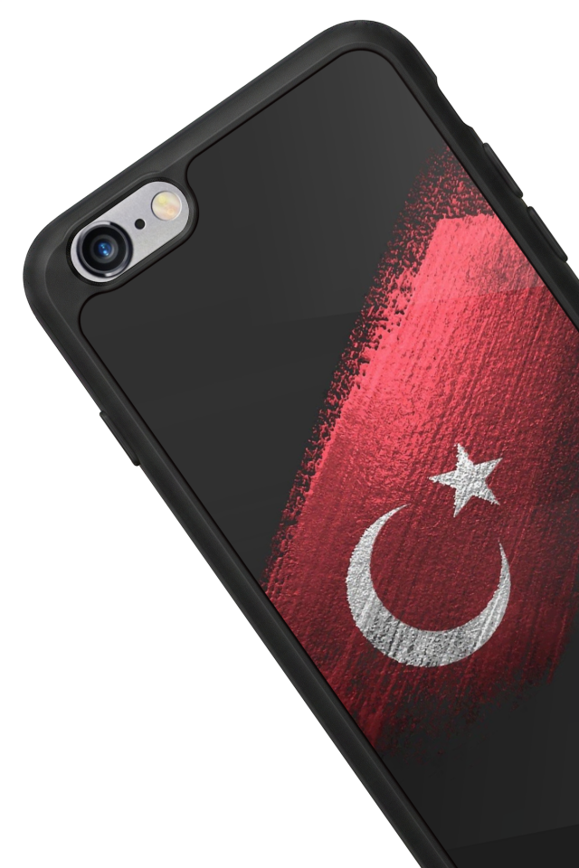 iPhone 6 Plus Uyumlu Türk Bayragi Tasarımlı Glossy Premium Kılıf