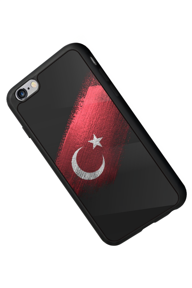 iPhone 6 Plus Uyumlu Türk Bayragi Tasarımlı Glossy Premium Kılıf