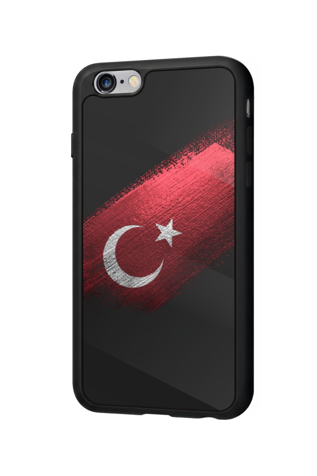 iPhone 6 Plus Uyumlu Türk Bayragi Tasarımlı Glossy Premium Kılıf