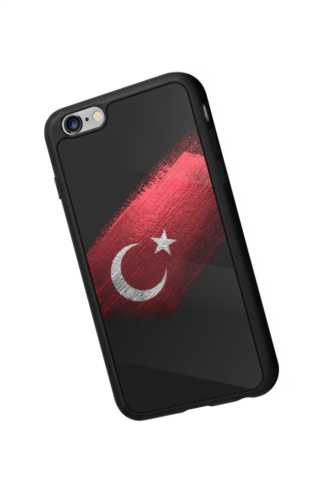 iPhone 6 Plus Uyumlu Türk Bayragi Tasarımlı Glossy Premium Kılıf