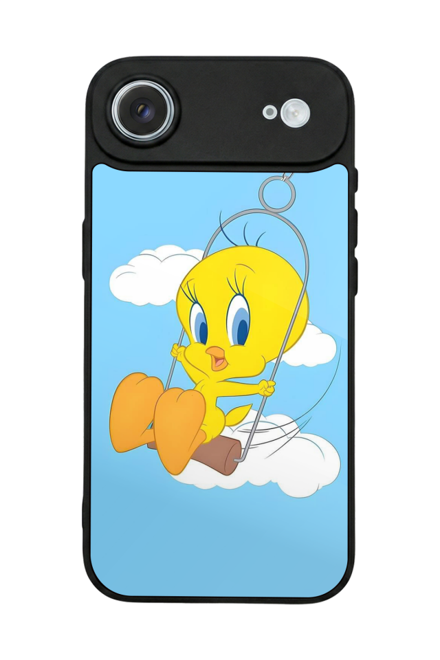 iPhone 17 Air Uyumlu Tweety Tasarımlı Glossy Premium Kılıf