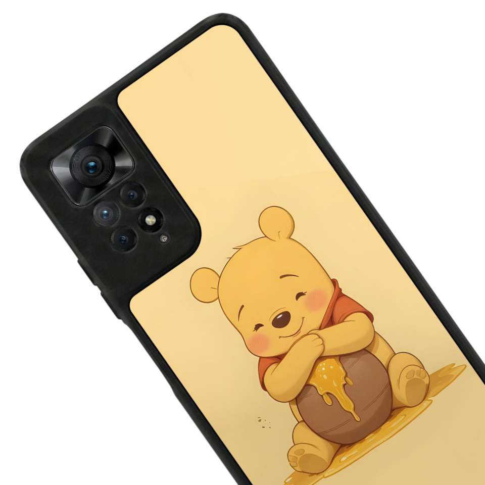 Xiaomi Redmi Note 11 Pro Uyumlu Winnie Tasarımlı Glossy Premium Kılıf