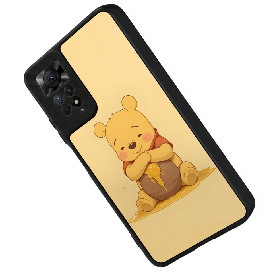 Xiaomi Redmi Note 11 Pro Uyumlu Winnie Tasarımlı Glossy Premium Kılıf