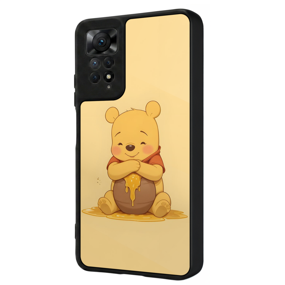 Xiaomi Redmi Note 11 Pro Uyumlu Winnie Tasarımlı Glossy Premium Kılıf