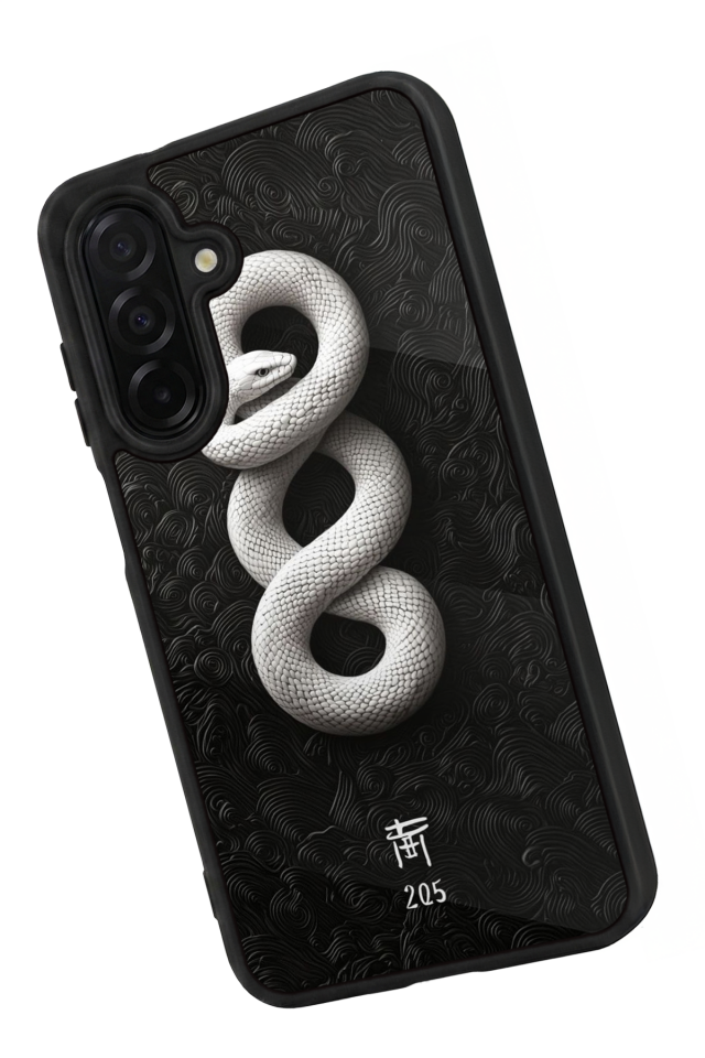 Samsung Galaxy A56 Uyumlu Yılan Tasarımlı Glossy Premium Kılıf