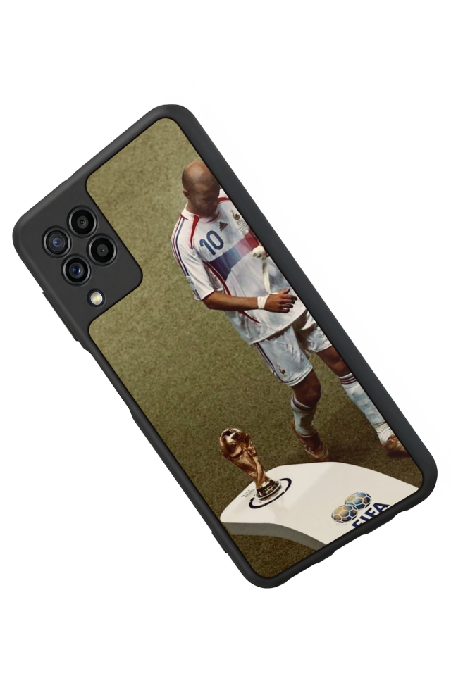 Samsung Galaxy M32 Uyumlu Zidane Tasarımlı Glossy Premium Kılıf