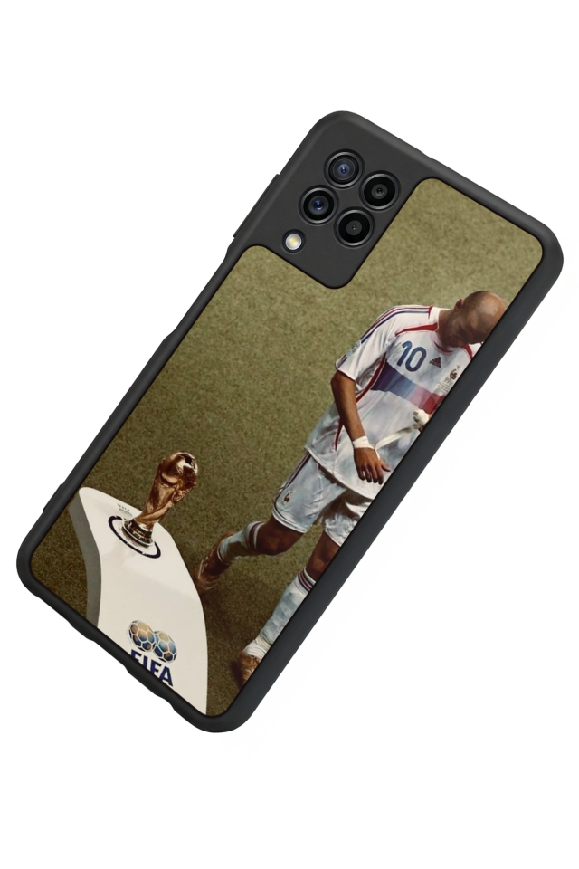 Samsung Galaxy M32 Uyumlu Zidane Tasarımlı Glossy Premium Kılıf